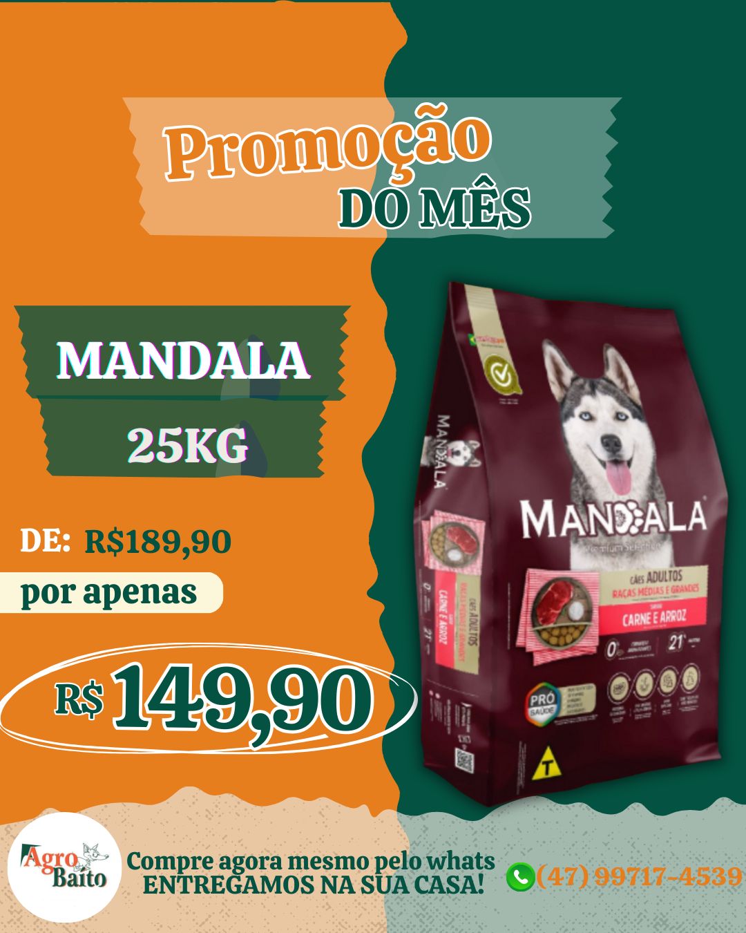 Feed - Dog - Mandala 25 Kg