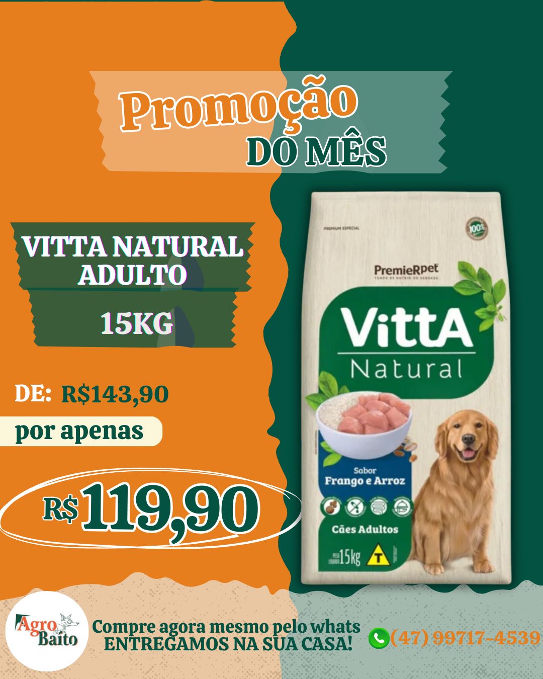 Feed - Dog - Vitta 15 Kg