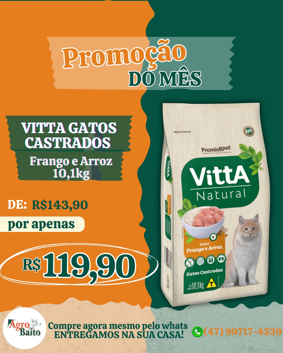 Feed - Gatos - Vitta 10 KG